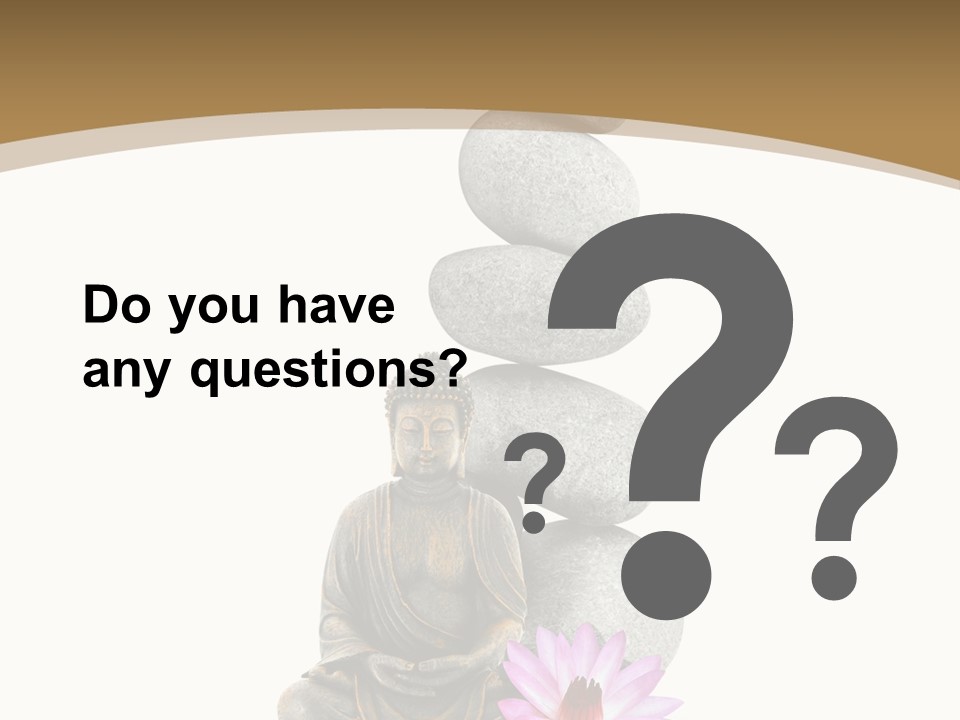 Bouddha Objet Boudha PowerPoint Template