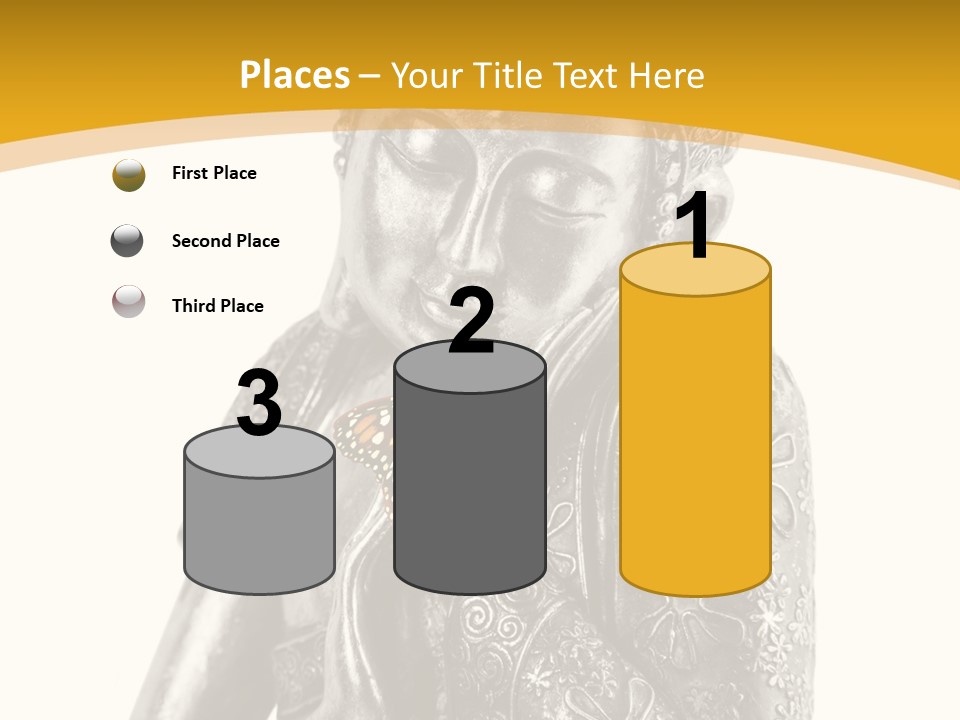 Zen Fond Dieu PowerPoint Template