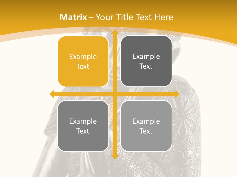 Zen Fond Dieu PowerPoint Template