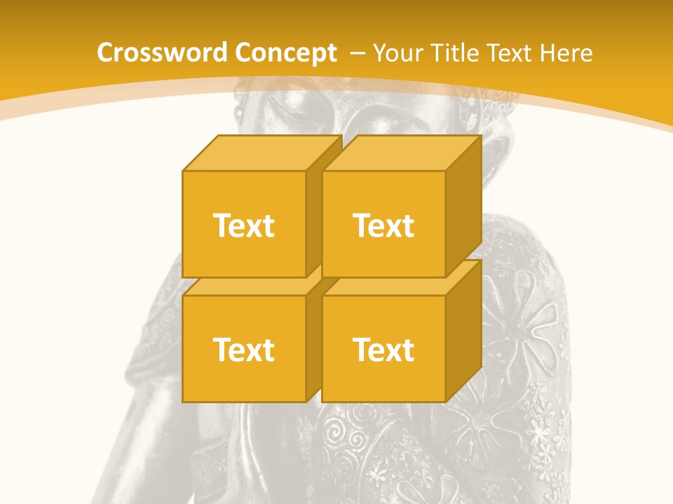 Zen Fond Dieu PowerPoint Template