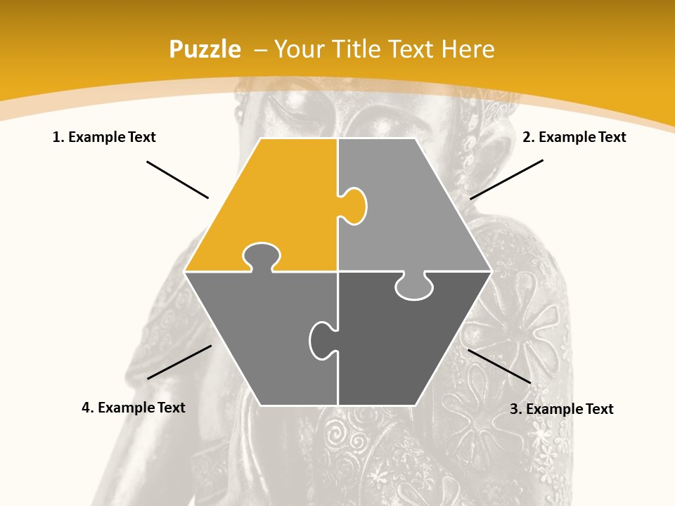 Zen Fond Dieu PowerPoint Template