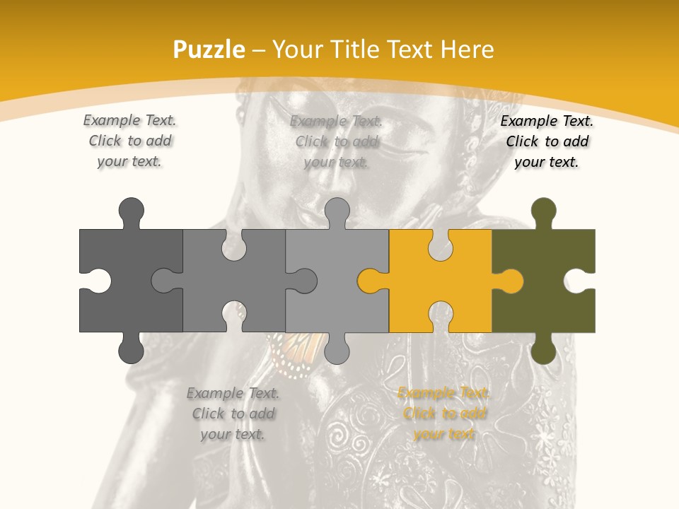 Zen Fond Dieu PowerPoint Template