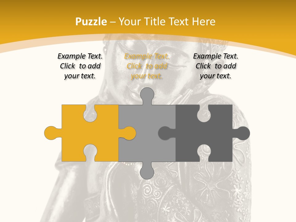 Zen Fond Dieu PowerPoint Template