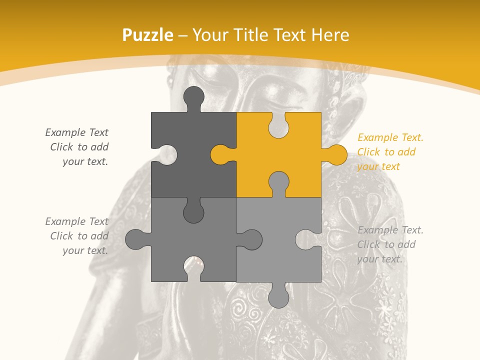 Zen Fond Dieu PowerPoint Template