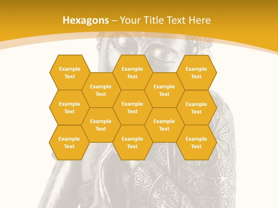 Zen Fond Dieu PowerPoint Template