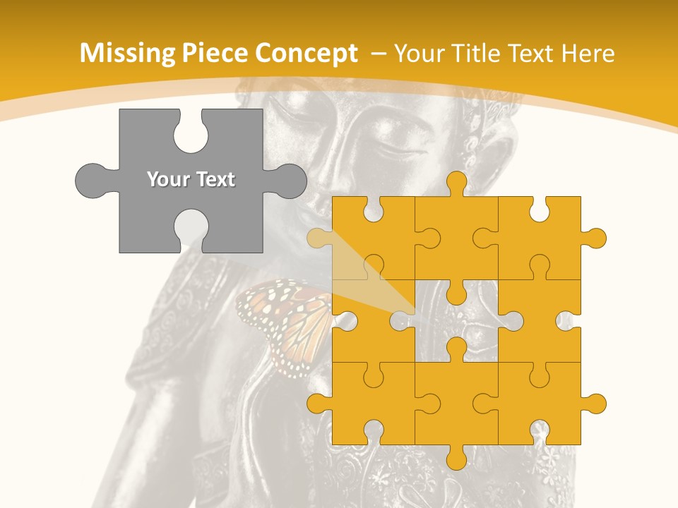 Zen Fond Dieu PowerPoint Template