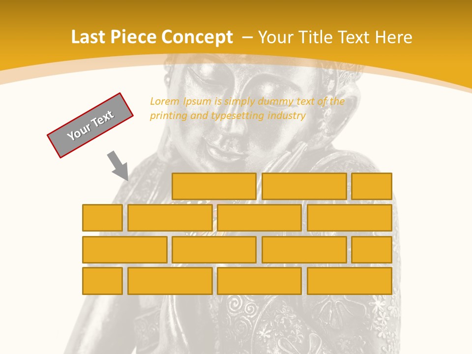 Zen Fond Dieu PowerPoint Template