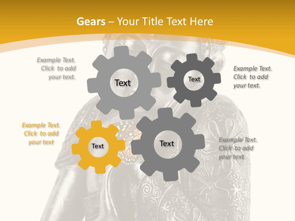 Zen Fond Dieu PowerPoint Template