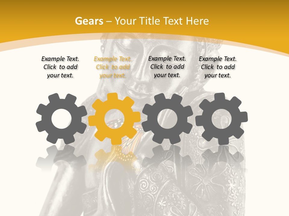 Zen Fond Dieu PowerPoint Template