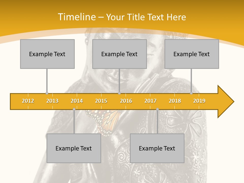 Zen Fond Dieu PowerPoint Template