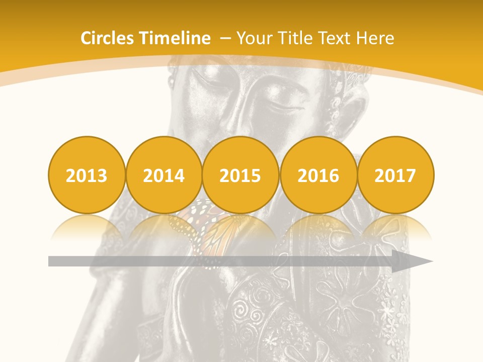 Zen Fond Dieu PowerPoint Template