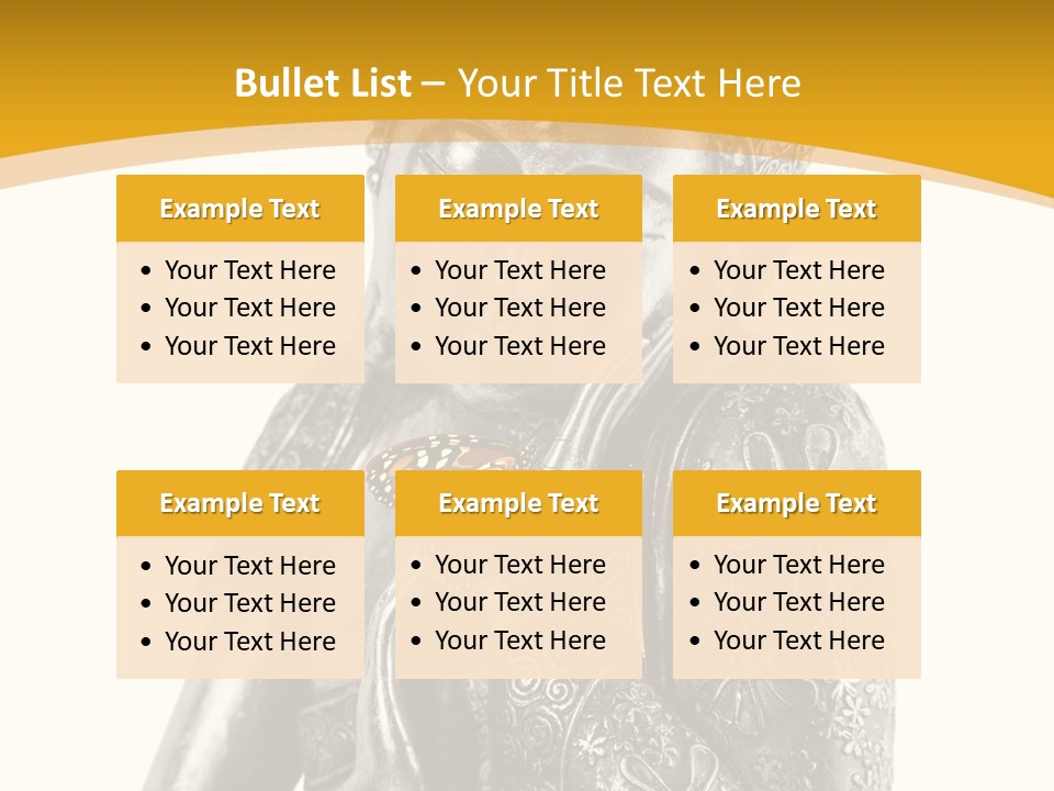Zen Fond Dieu PowerPoint Template