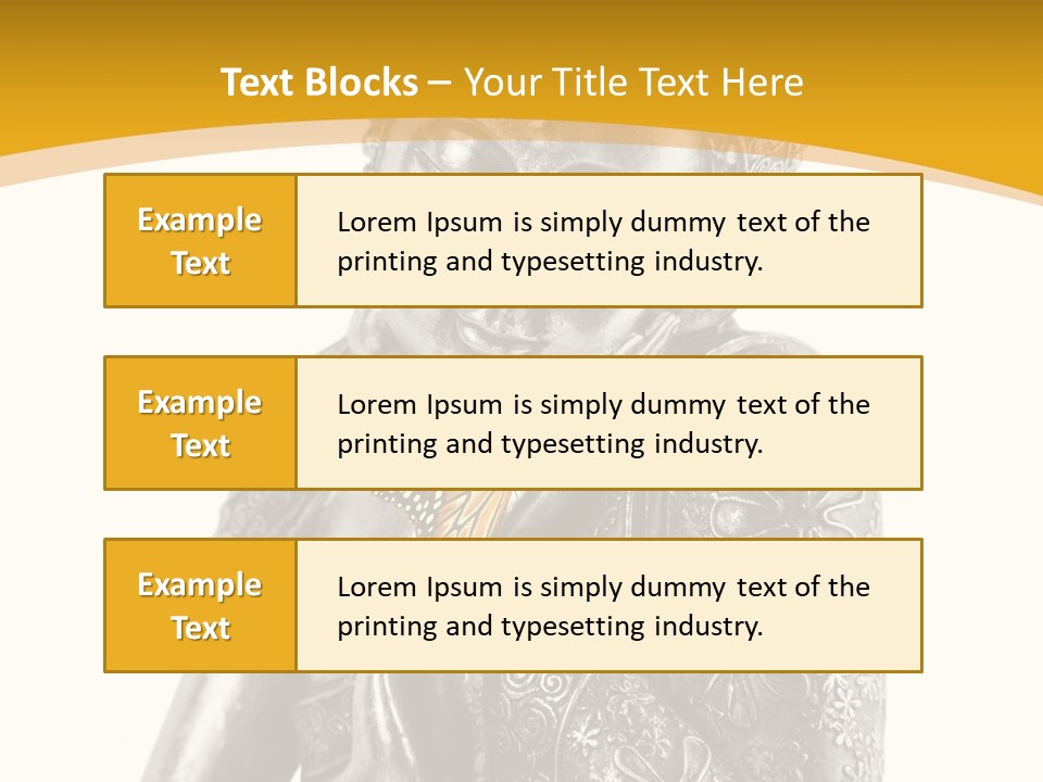 Zen Fond Dieu PowerPoint Template