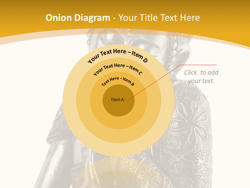 Zen Fond Dieu PowerPoint Template