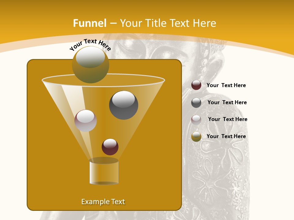 Zen Fond Dieu PowerPoint Template