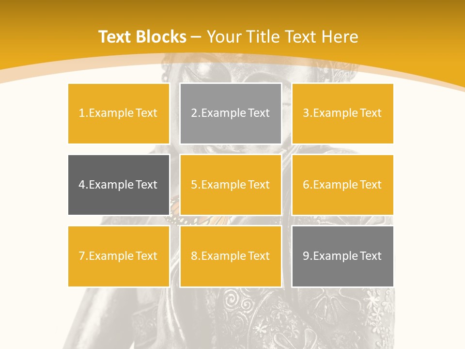 Zen Fond Dieu PowerPoint Template