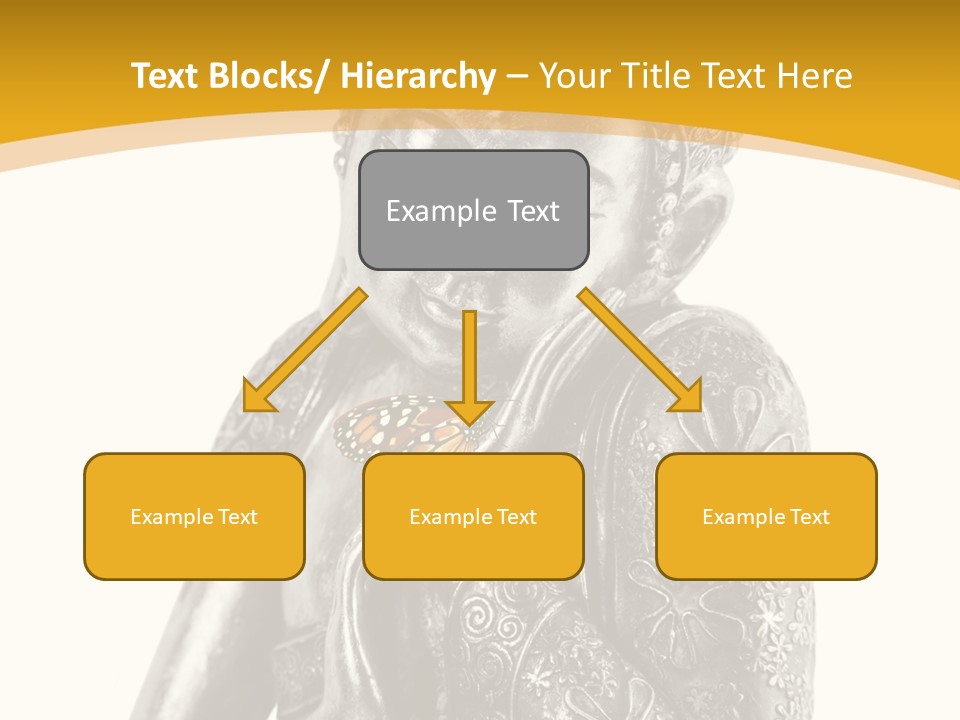 Zen Fond Dieu PowerPoint Template