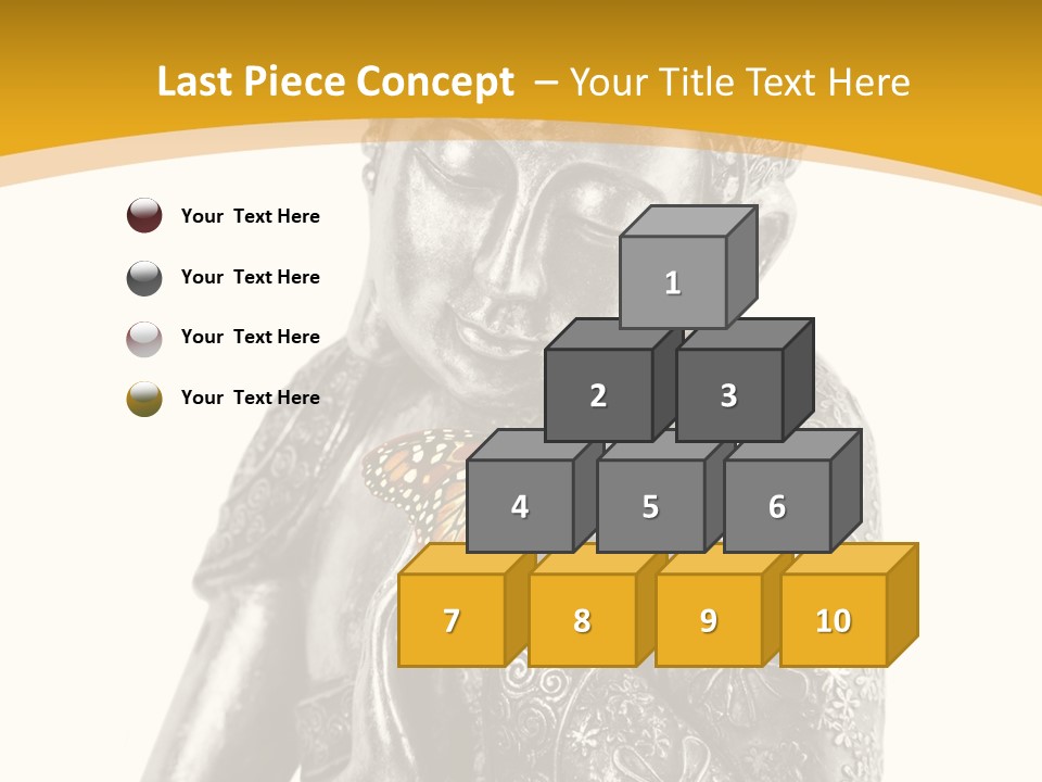 Zen Fond Dieu PowerPoint Template
