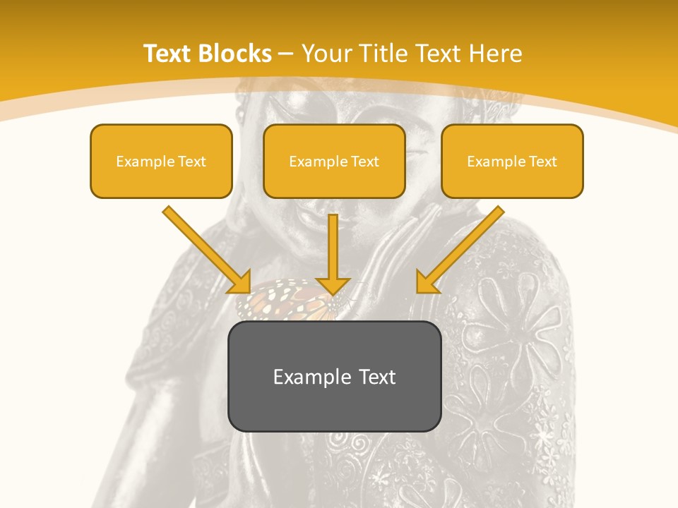 Zen Fond Dieu PowerPoint Template