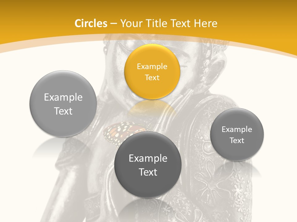 Zen Fond Dieu PowerPoint Template
