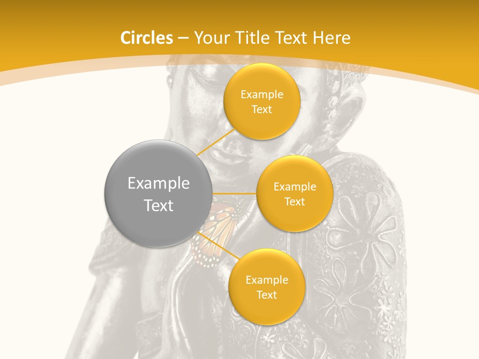 Zen Fond Dieu PowerPoint Template