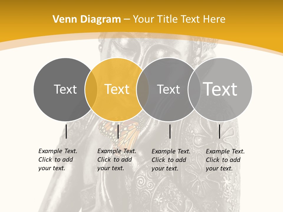 Zen Fond Dieu PowerPoint Template