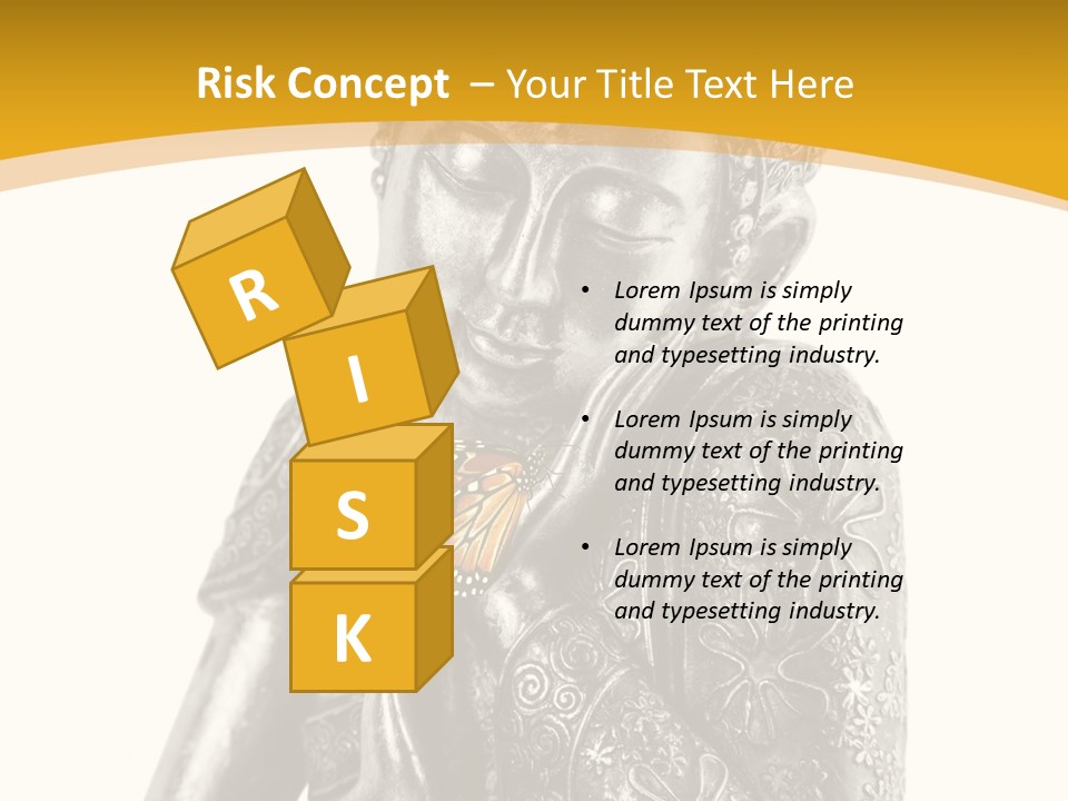 Zen Fond Dieu PowerPoint Template