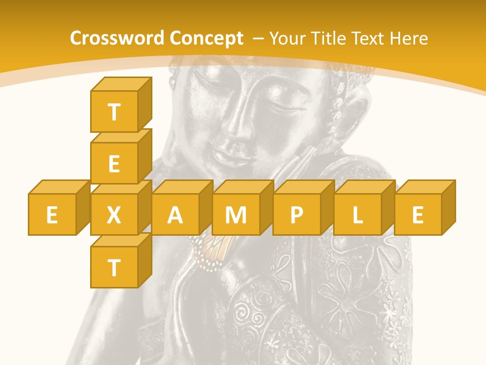 Zen Fond Dieu PowerPoint Template