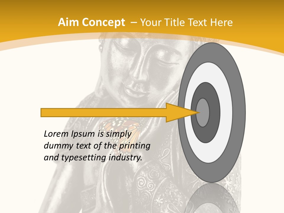 Zen Fond Dieu PowerPoint Template