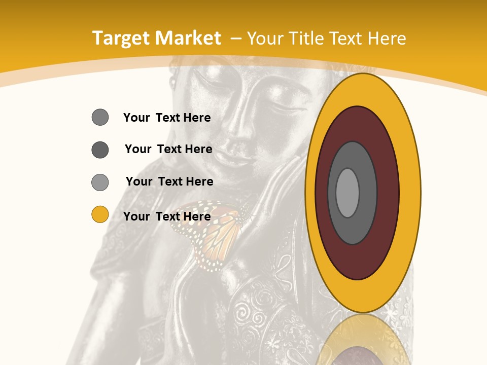 Zen Fond Dieu PowerPoint Template