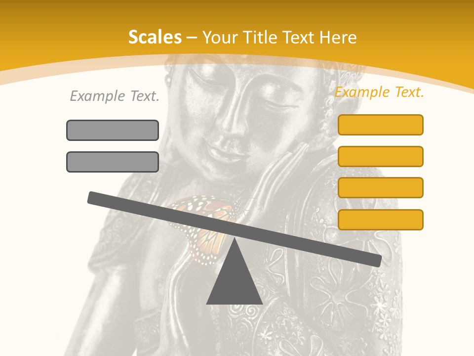 Zen Fond Dieu PowerPoint Template