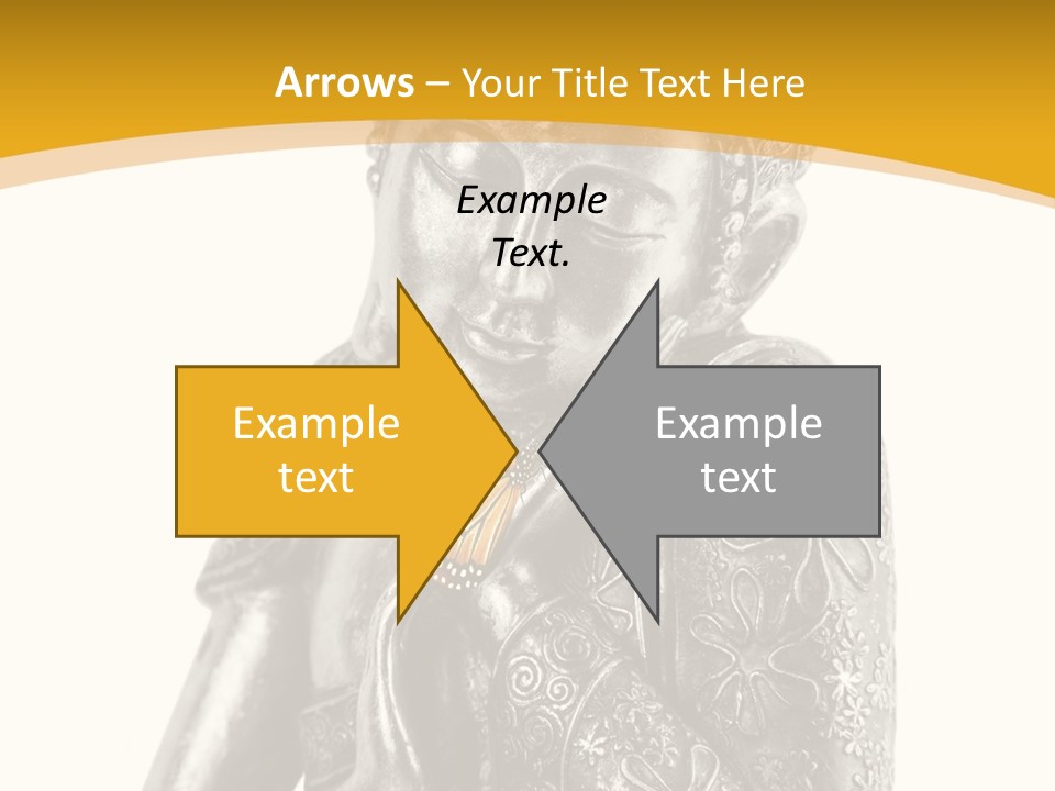 Zen Fond Dieu PowerPoint Template