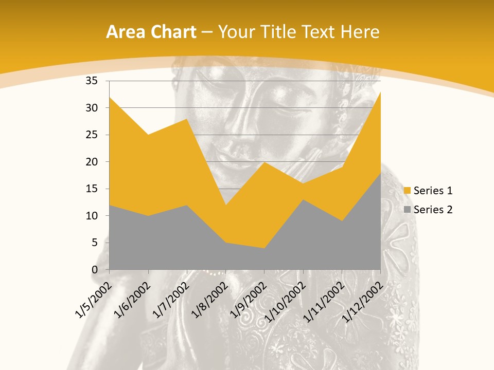 Zen Fond Dieu PowerPoint Template