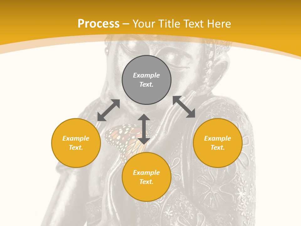 Zen Fond Dieu PowerPoint Template