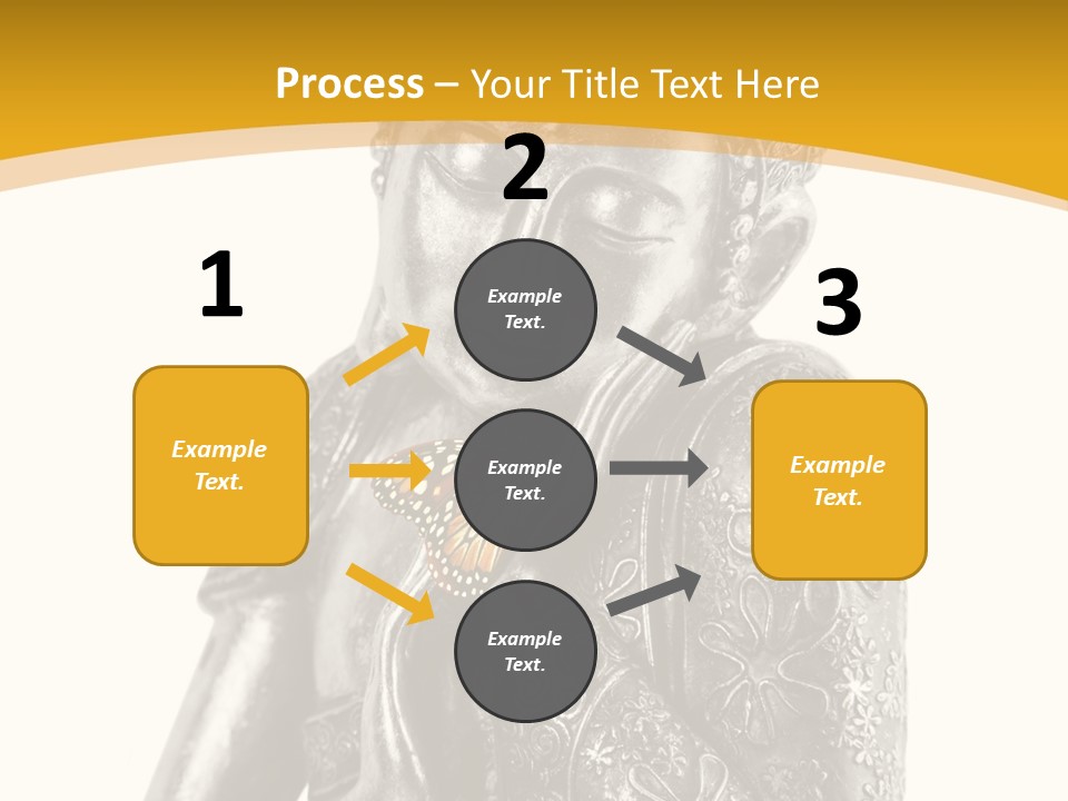 Zen Fond Dieu PowerPoint Template