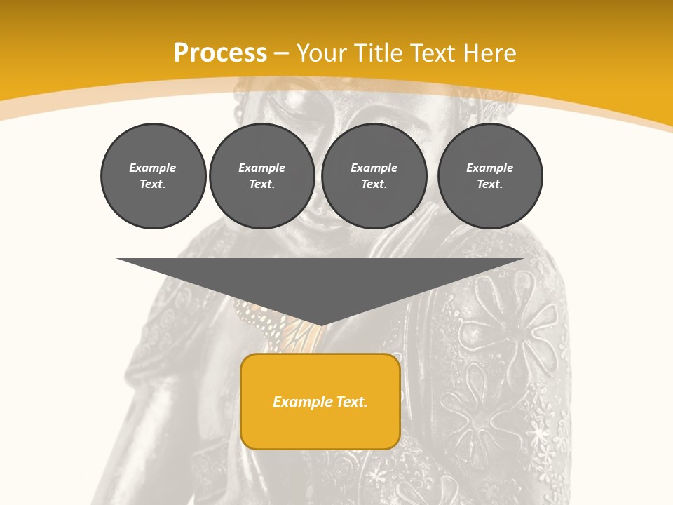 Zen Fond Dieu PowerPoint Template