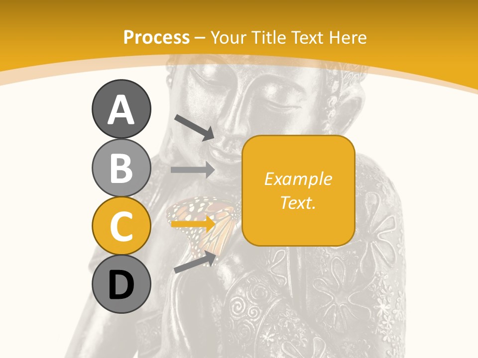 Zen Fond Dieu PowerPoint Template