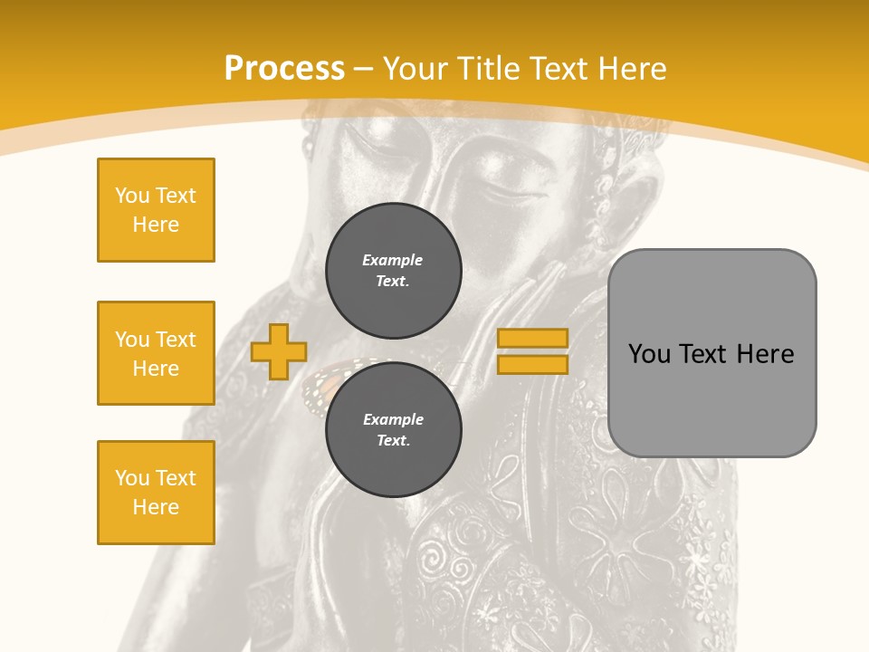 Zen Fond Dieu PowerPoint Template
