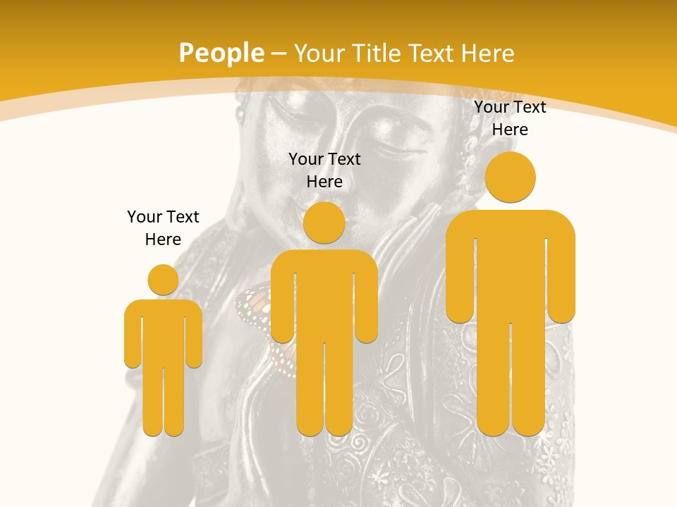 Zen Fond Dieu PowerPoint Template