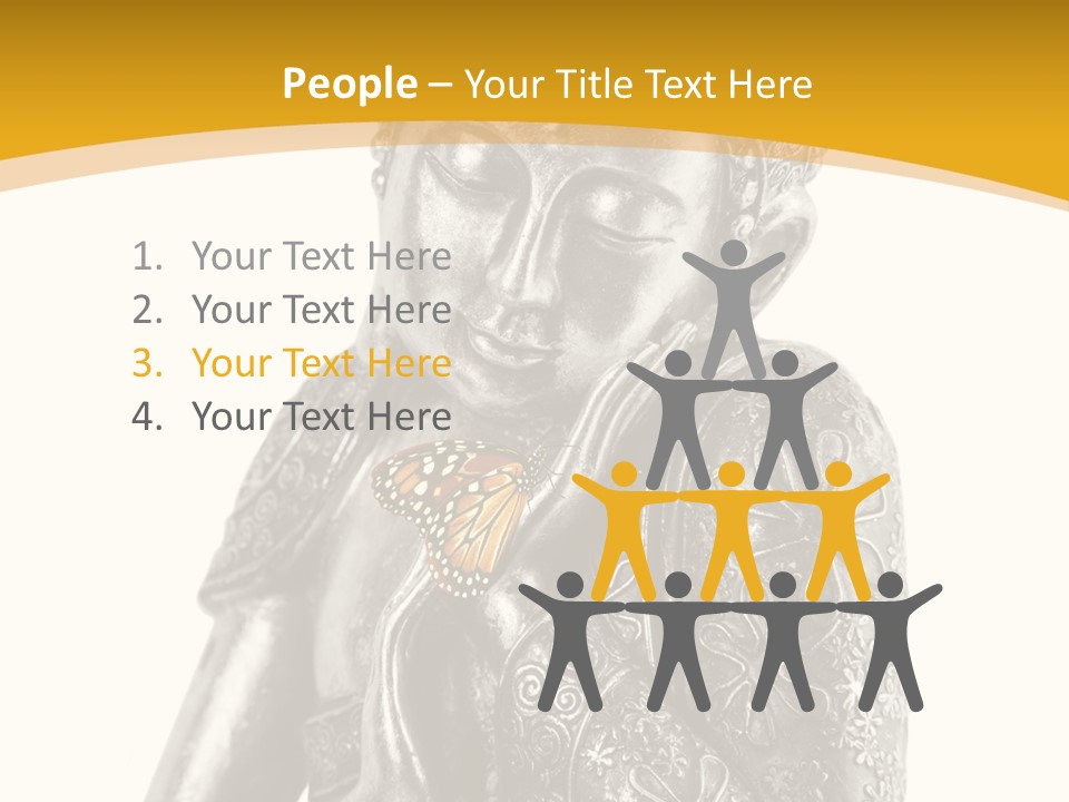 Zen Fond Dieu PowerPoint Template