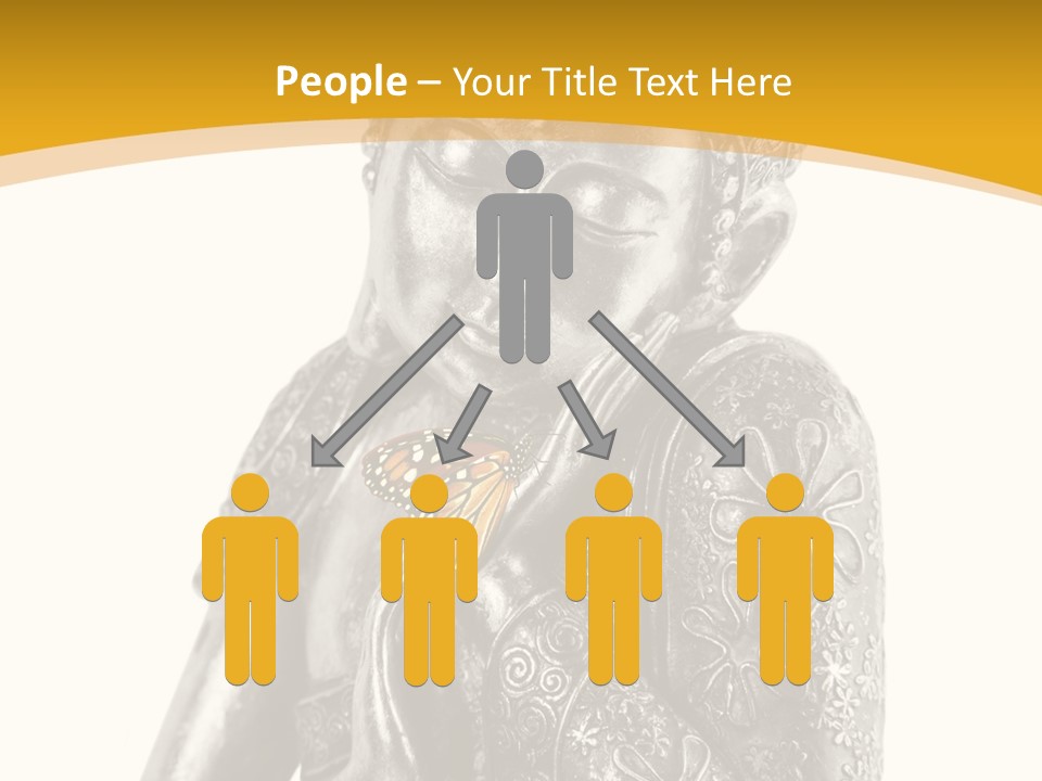 Zen Fond Dieu PowerPoint Template