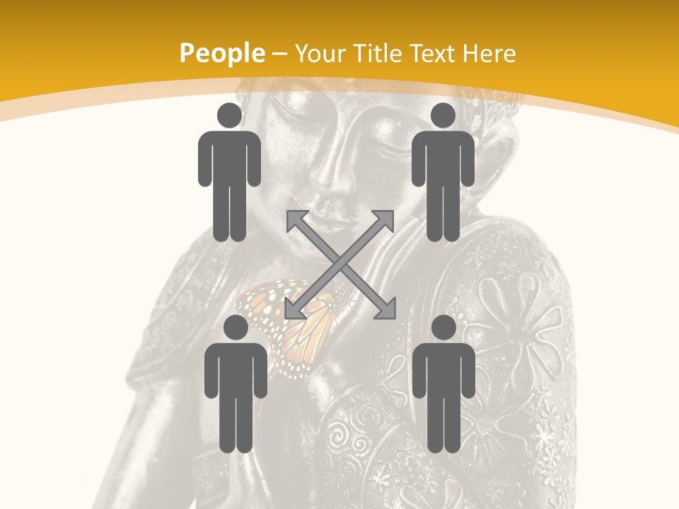 Zen Fond Dieu PowerPoint Template