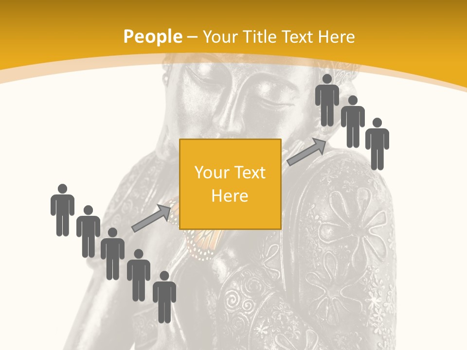 Zen Fond Dieu PowerPoint Template