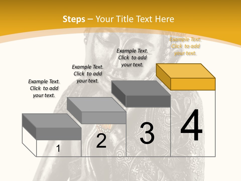 Zen Fond Dieu PowerPoint Template