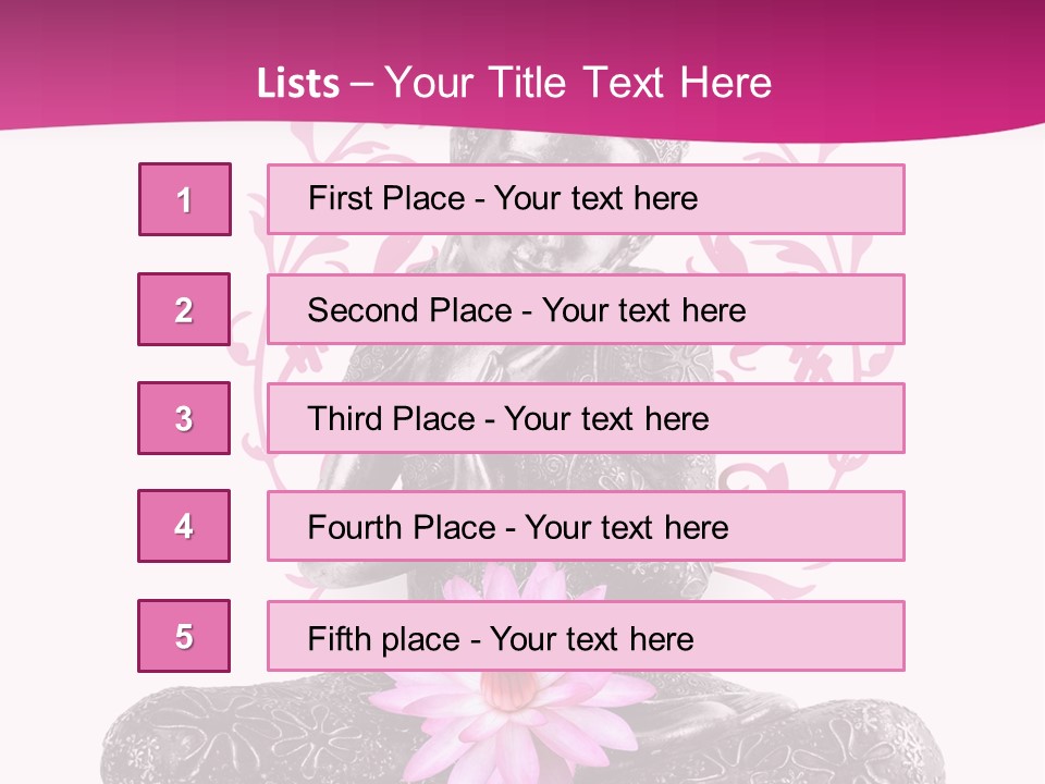 Bouddhisme Religion Thailande PowerPoint Template