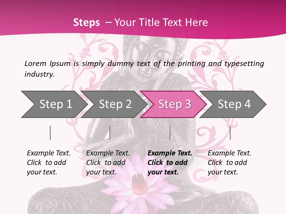 Bouddhisme Religion Thailande PowerPoint Template