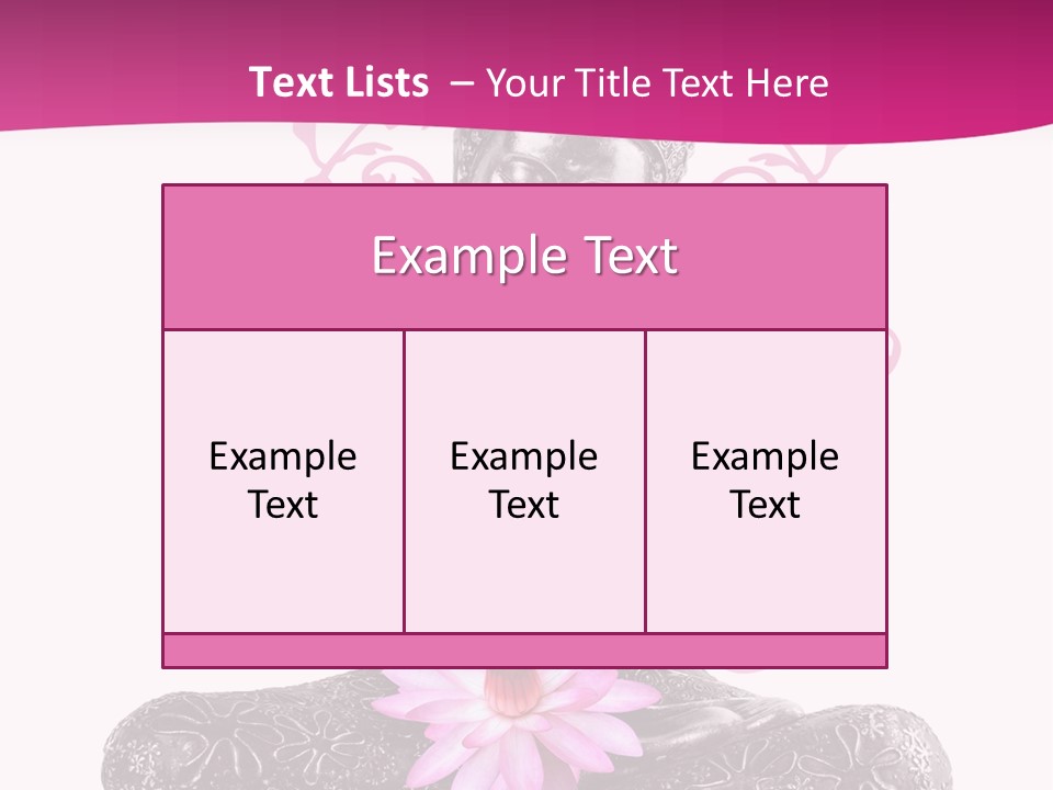 Bouddhisme Religion Thailande PowerPoint Template