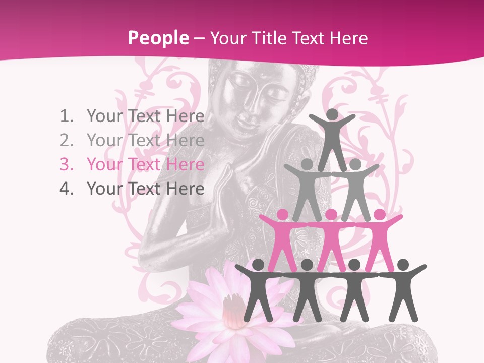 Bouddhisme Religion Thailande PowerPoint Template