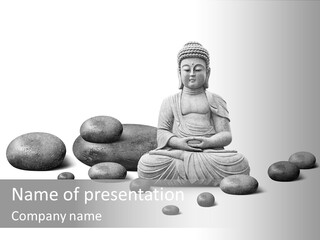 Yoga Bouddhisme Relaxation PowerPoint Template