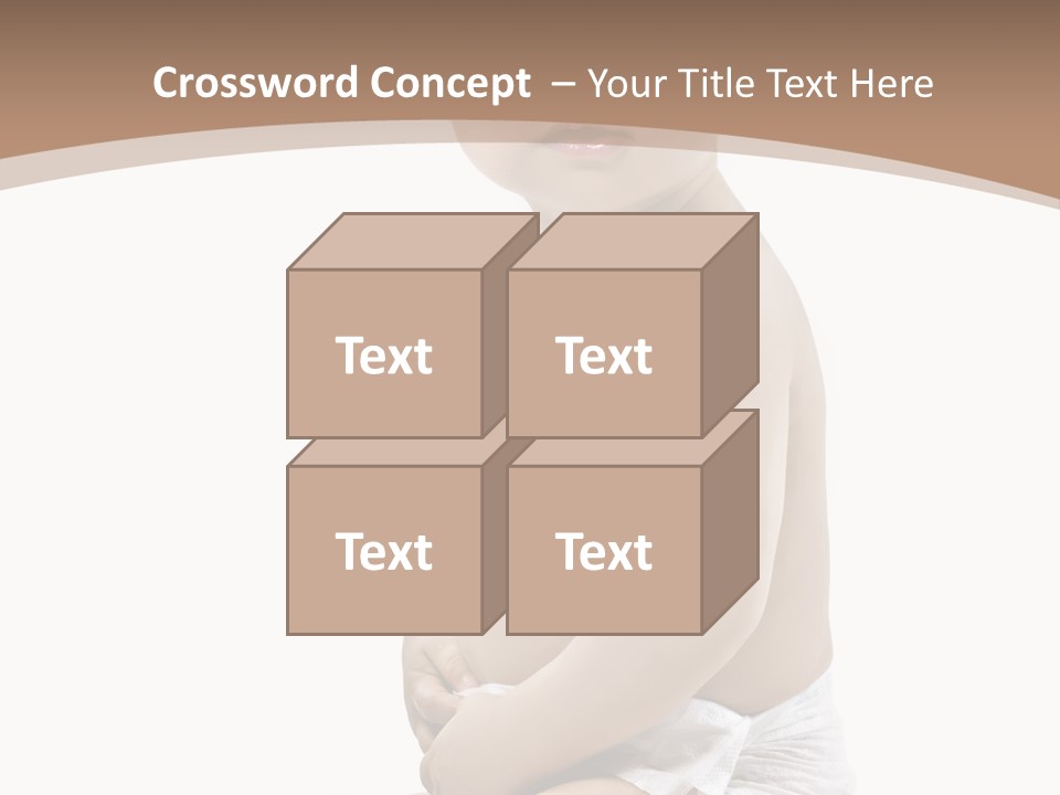 Haut Blick Baby PowerPoint Template